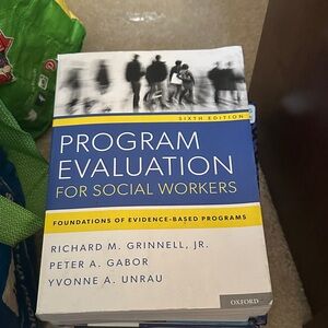 Oxford Program Evaluation for Social Workers - Blue and White Cover